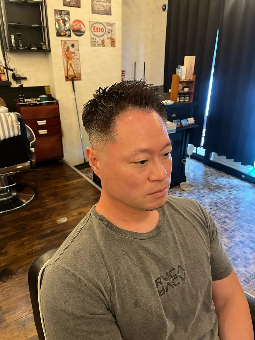 ショート ヤマザキ ユキヤのヘアスタイル