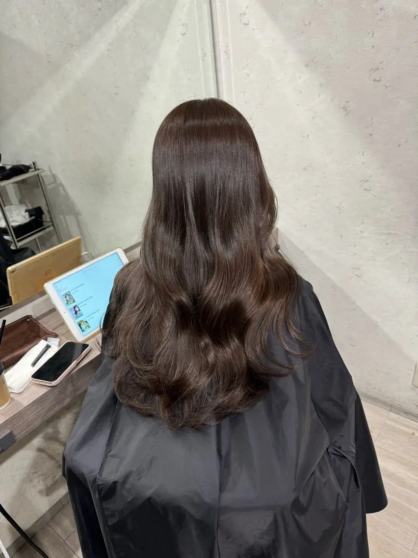 ロング 艶カラー/ヘアセット 着付け ふうか 渋谷のヘアスタイル