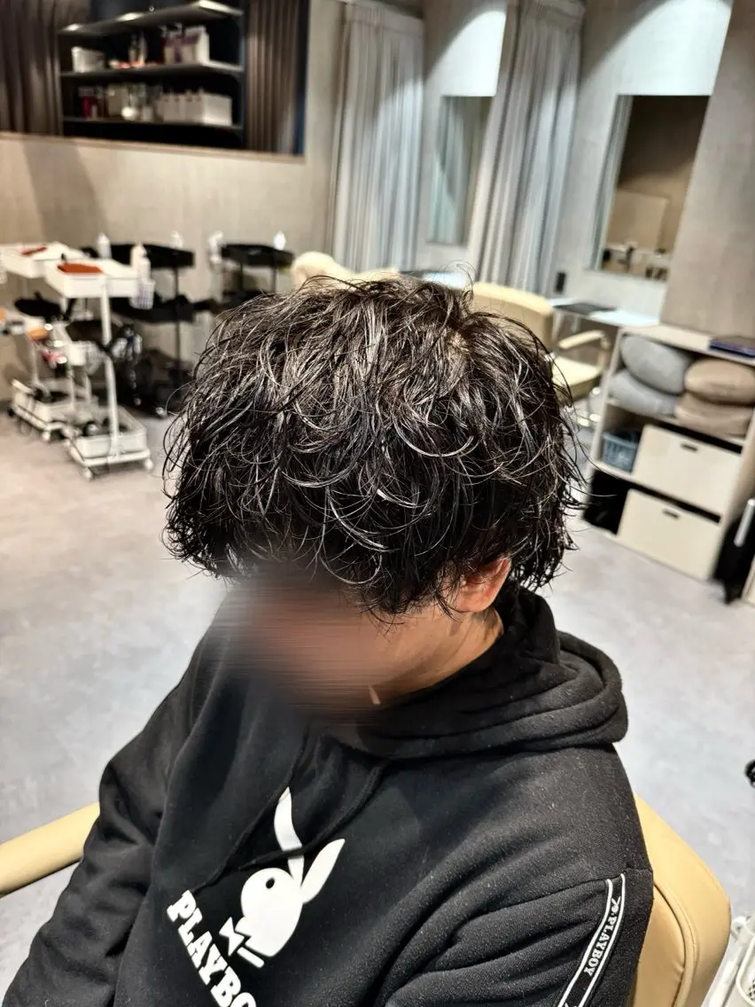 ショート パーマ メンズ メンズパーマ かいせい/兵庫 /西宮のヘアスタイル