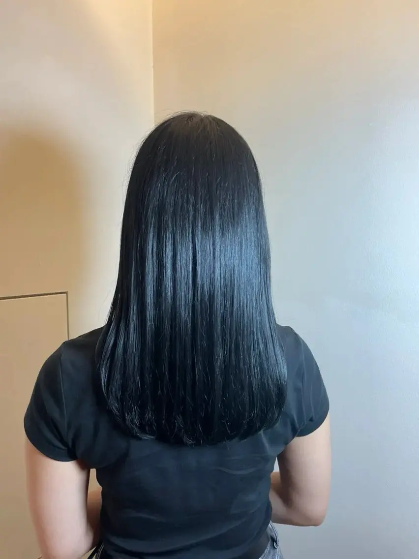 ロング 芳川 恵子のヘアスタイル