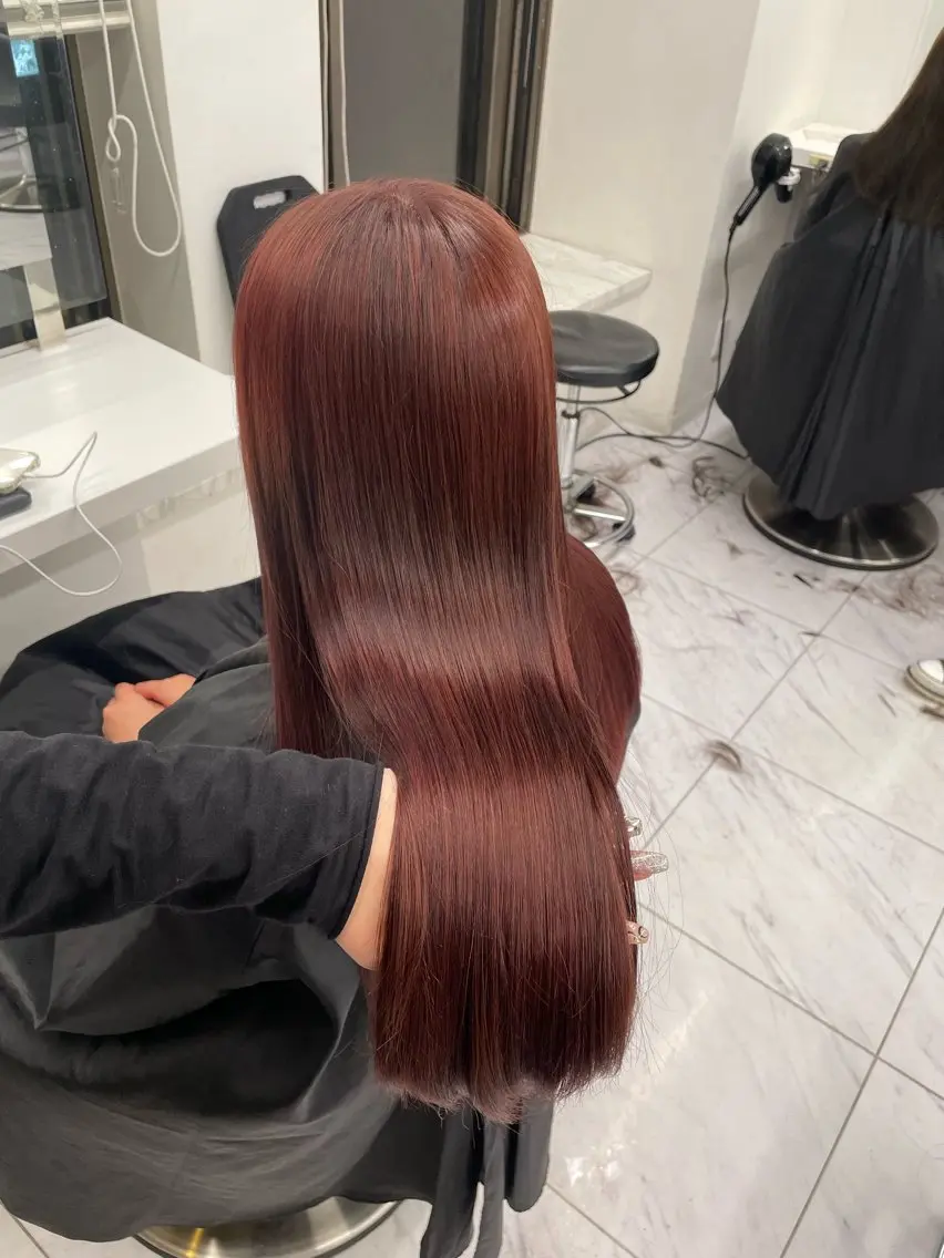 ロング カラー ヘアアレンジ ヘアカラー トリートメント ヘアセット 💗横浜美容室 💗HARUNAのヘアスタイル