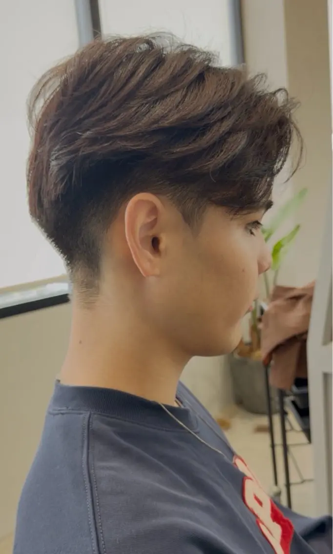 パーマ メンズ パーマ 保坂 瞭のヘアスタイル