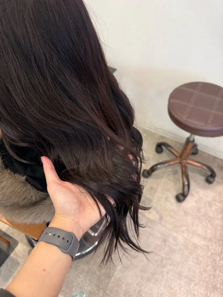 ロング カラー ヘアカラー 髪質改善🫧 yuzuhqのヘアスタイル