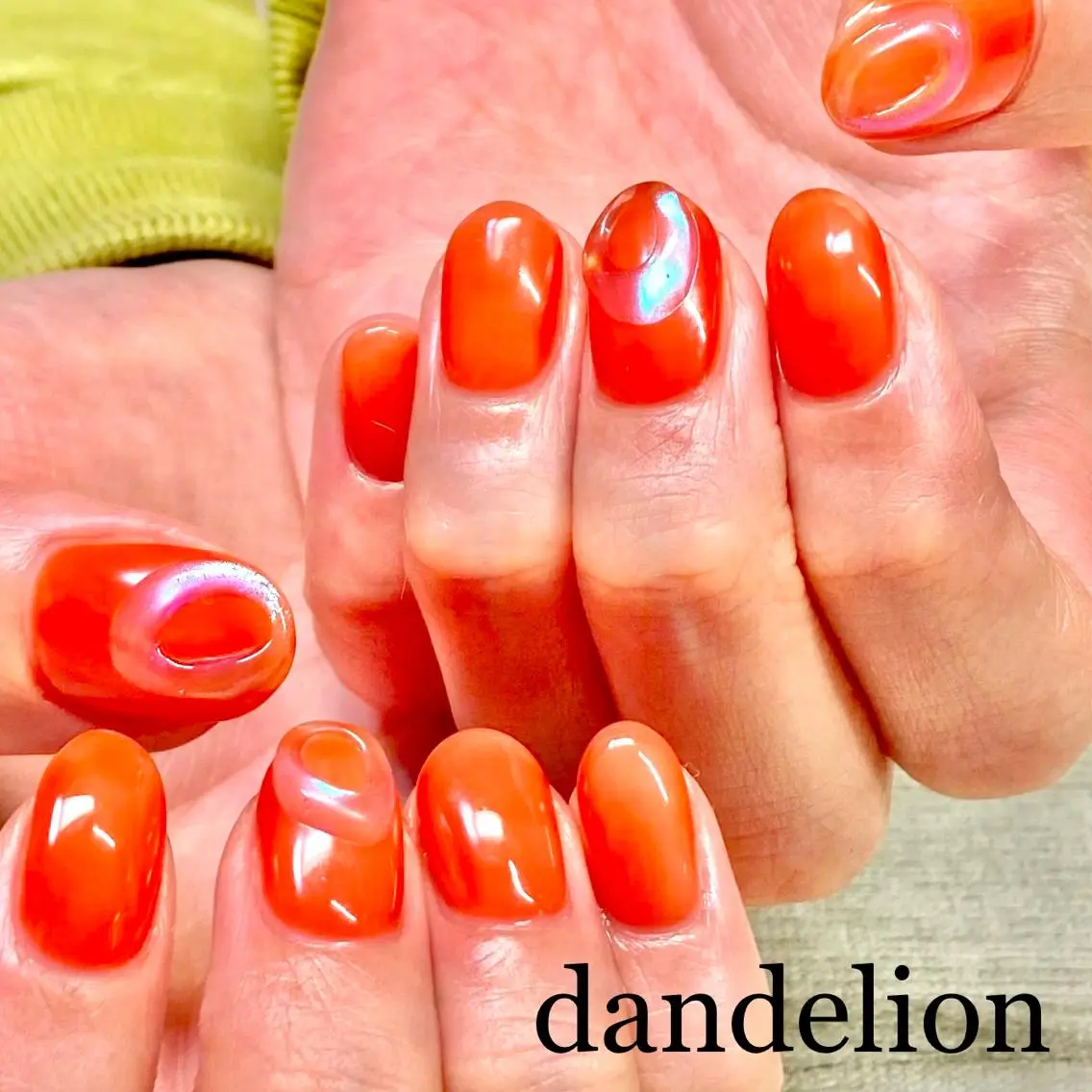 ネイル ハンドネイル ハンドケア dandelion ダンデライオンのネイルデザイン