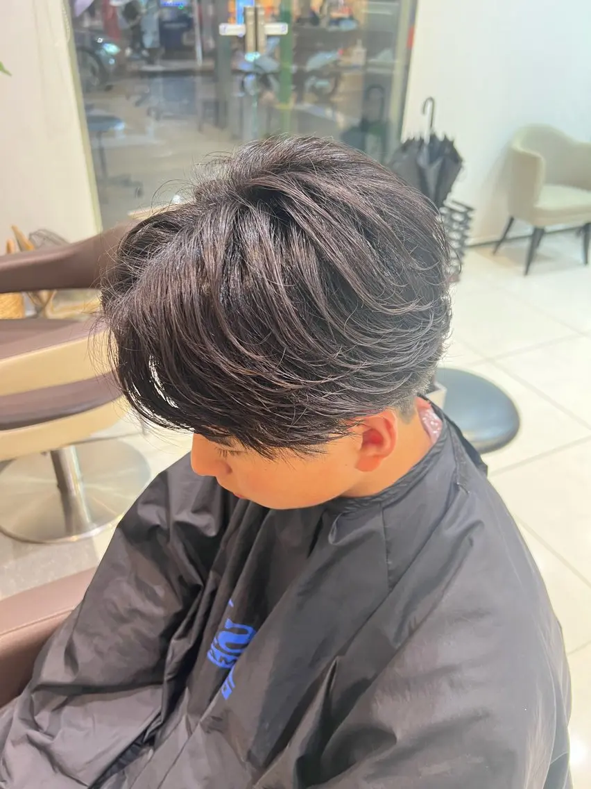 パーマ メンズ メンズパーマ ニュアンスパーマ カット パーマ SENA 再現性 パーマと縮毛矯正のヘアスタイル