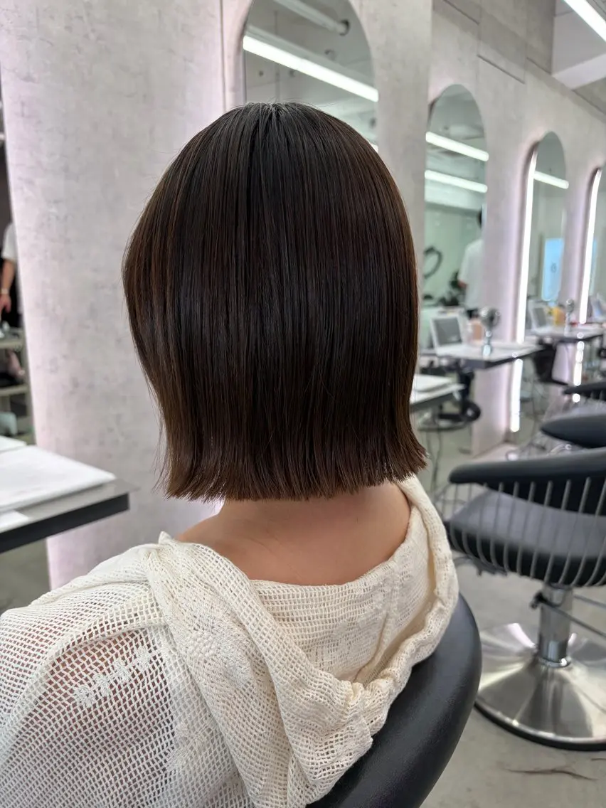ショート 顔まわり/透明感 カラーYoshidaのヘアスタイル