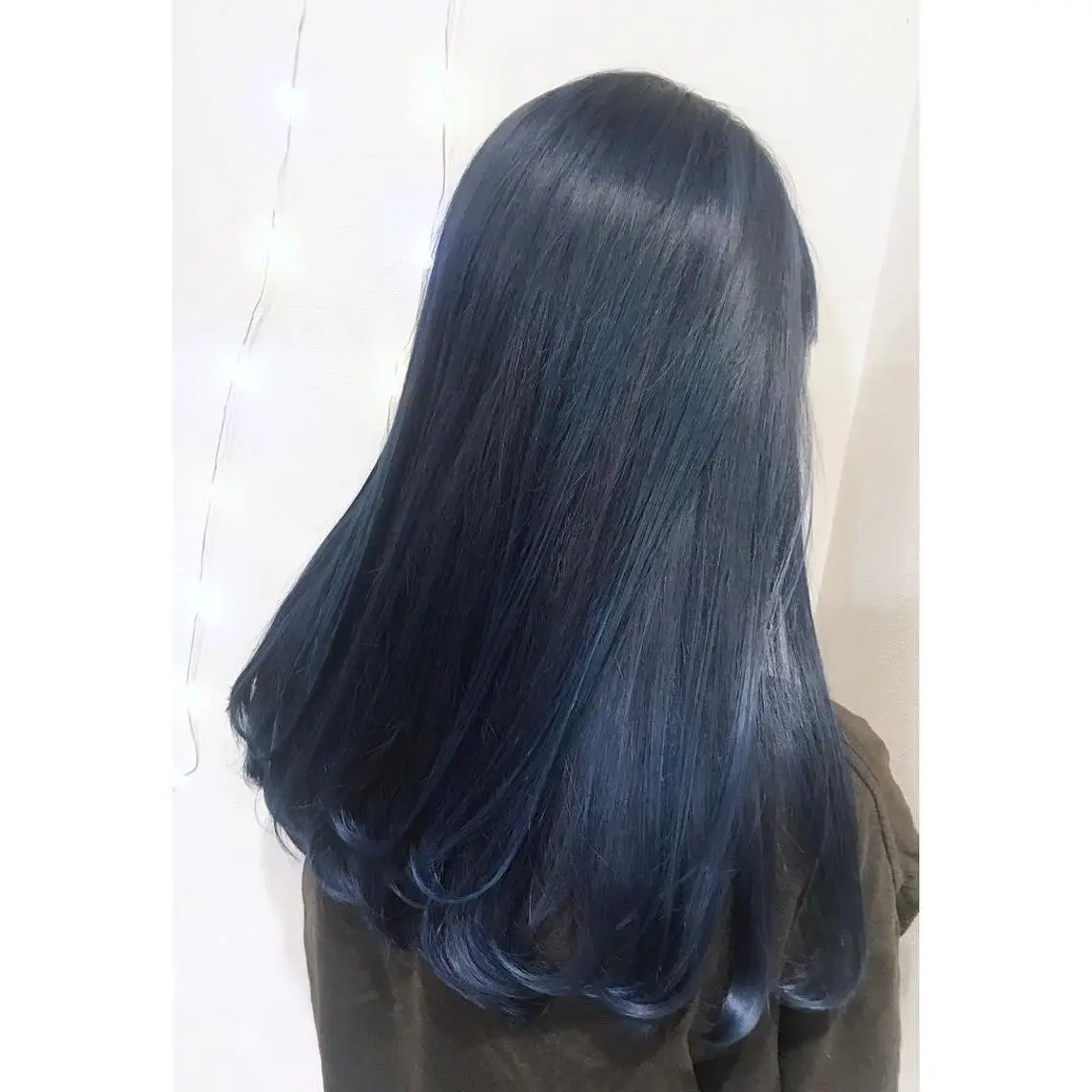 ロング カラー ブルーカラー ネイビーカラー 似合わせ提案サラ艶♡ 彩華のヘアスタイル