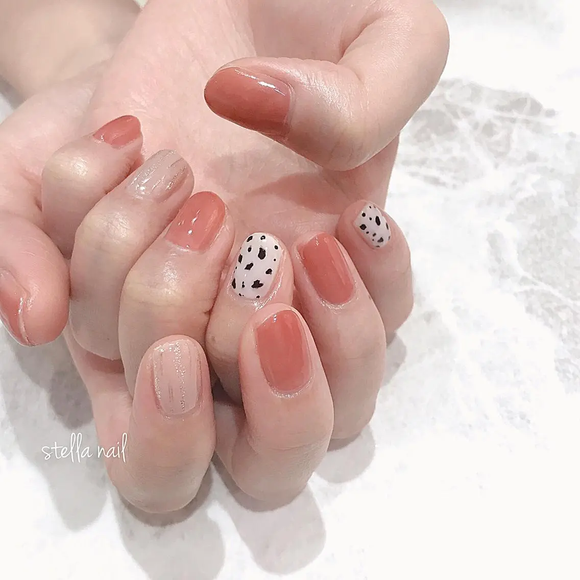 ネイル ハンドネイル privatesa lon☆stellaのネイルデザイン