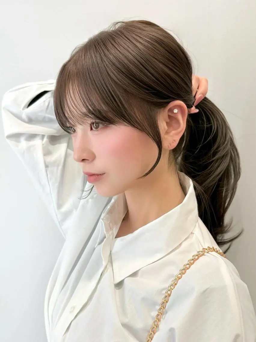 【𝐍𝐞𝐰 𝐨𝐩𝐞𝐧記念🎀】顔周りカット➕カラー⋆*4900(レイヤー/透明感カラー/艶カラー)の写真