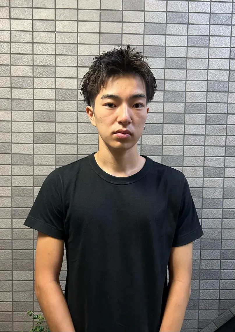ショート パーマ メンズ メンズブリーチ メンズハイライト メンズインナーカラー メンズパーマ プードルパーマ カット 💈メンズ短髪特化 ✂︎伊藤大輝💈のヘアスタイル