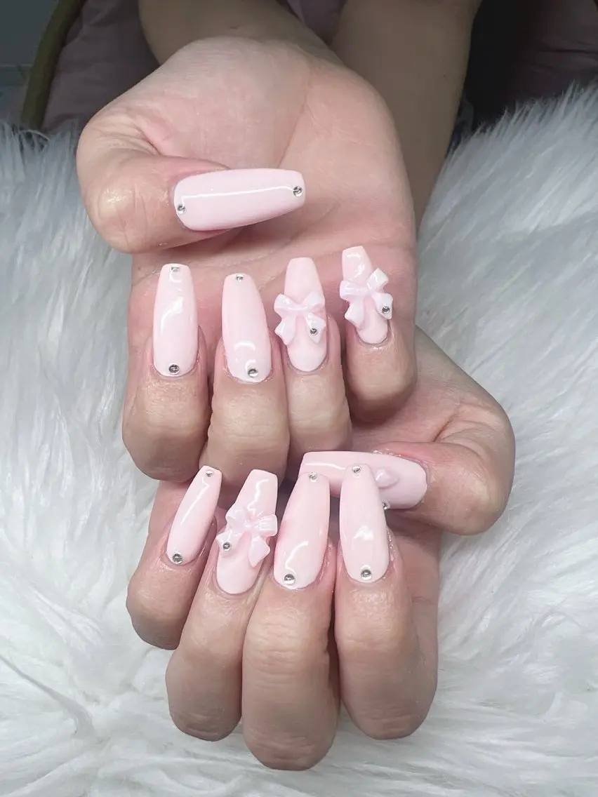 ネイル ハンドネイル Lee Nails チップ長さだし専門店のネイルデザイン