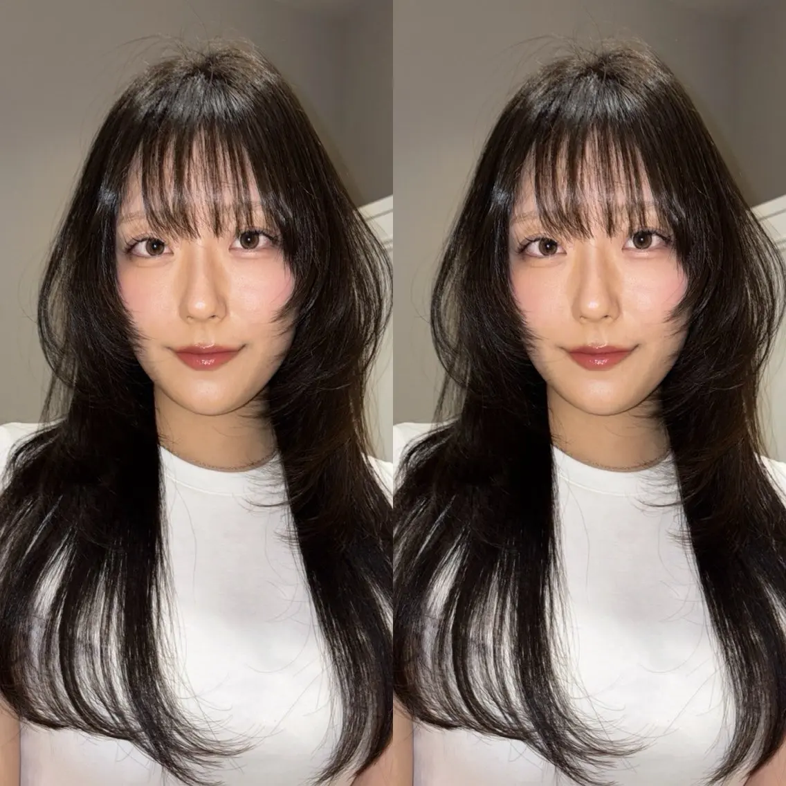 ロング カラー 似合わせカット カット 縮毛矯正 トリートメント レイヤー/髪質改善 Lond ambreのヘアスタイル