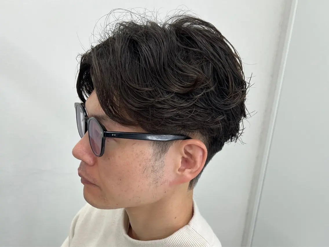 ショート パーマ メンズ カット パーマ ヘアセット 垢抜けメンズパーマ/ だいち先輩のヘアスタイル