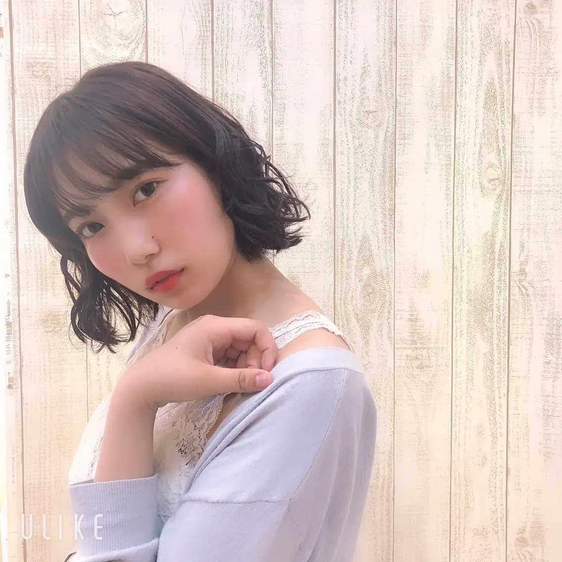 ミディアム カラー パーマ リリー /Men's/パーマのヘアスタイル