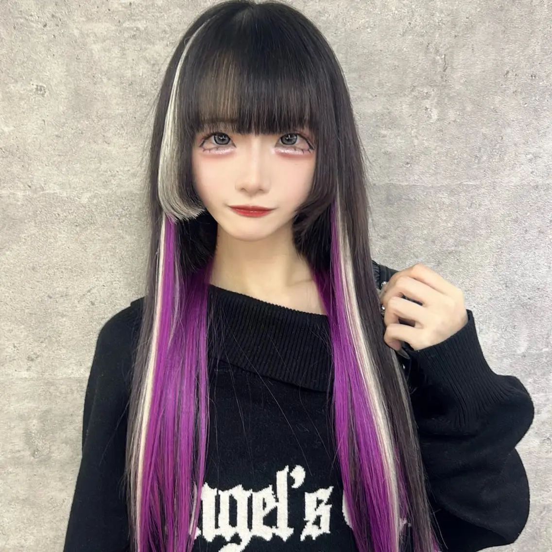 ロング エクステ OZ梅田♡ ゆはなブリーチのヘアスタイル