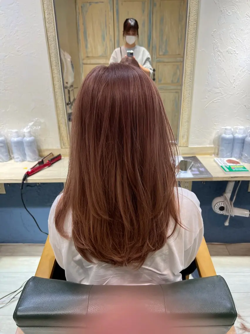 ロング カラー たけかわ みずきのヘアスタイル