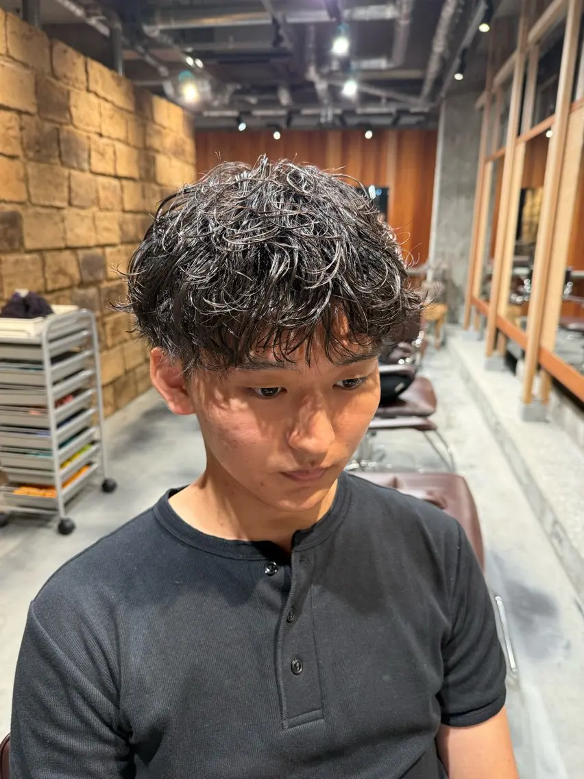 パーマ メンズ FLICK Kaz. メンズ平尾・高宮のヘアスタイル