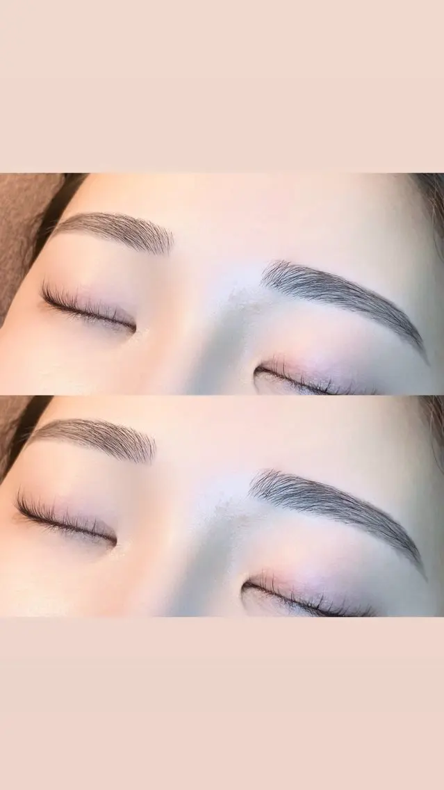 美眉💝アイブロウスタイリング✨ ꒰仕上げメイク、毛量調節込꒱🫧の写真