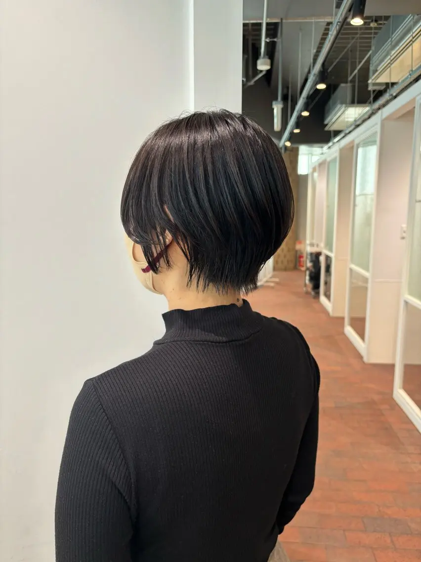 ショート ハンサムショート ショートヘア カット ヘッドスパ マンツーマン 縮毛矯正/マユコのヘアスタイル