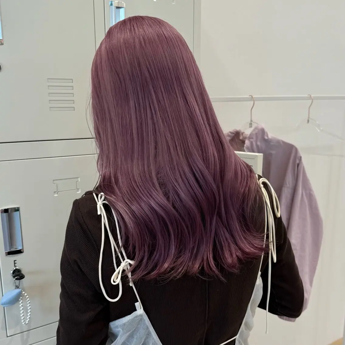 セミロング カラー カット ヘアカラー トリートメント 柔らかいbeige ¦韓国¦🩰マユ🩰のヘアスタイル