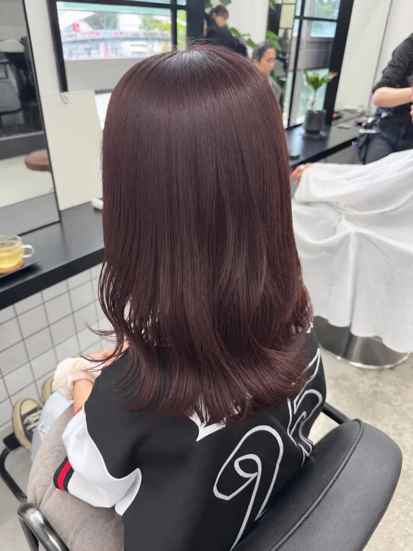 ミディアム カラー ヘアカラー 🩵しの🩵 JILLSTUDIOのヘアスタイル