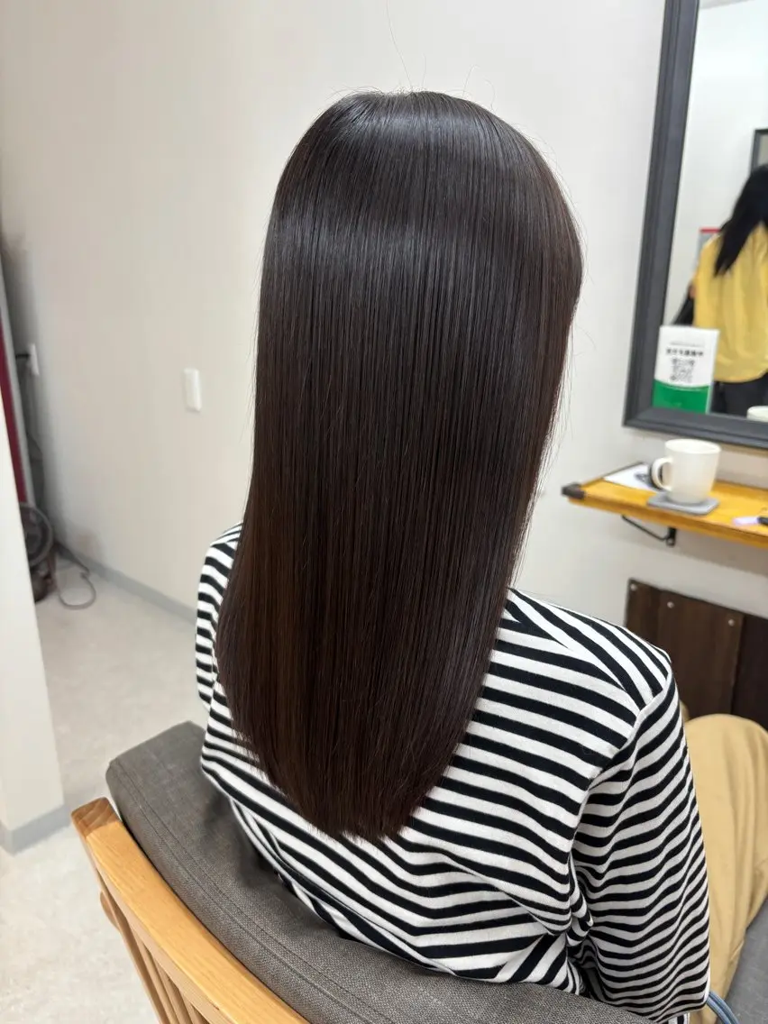 🫧縮毛矯正＋カット＋髪質改善トリートメント🫧　¥22000→¥15000の写真