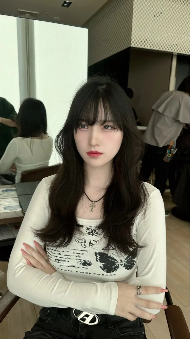 ミディアム カラー ヘアアレンジ カット ヘアカラー トリートメント 顔周り&ミディアム 特化/池袋/kokiのヘアスタイル