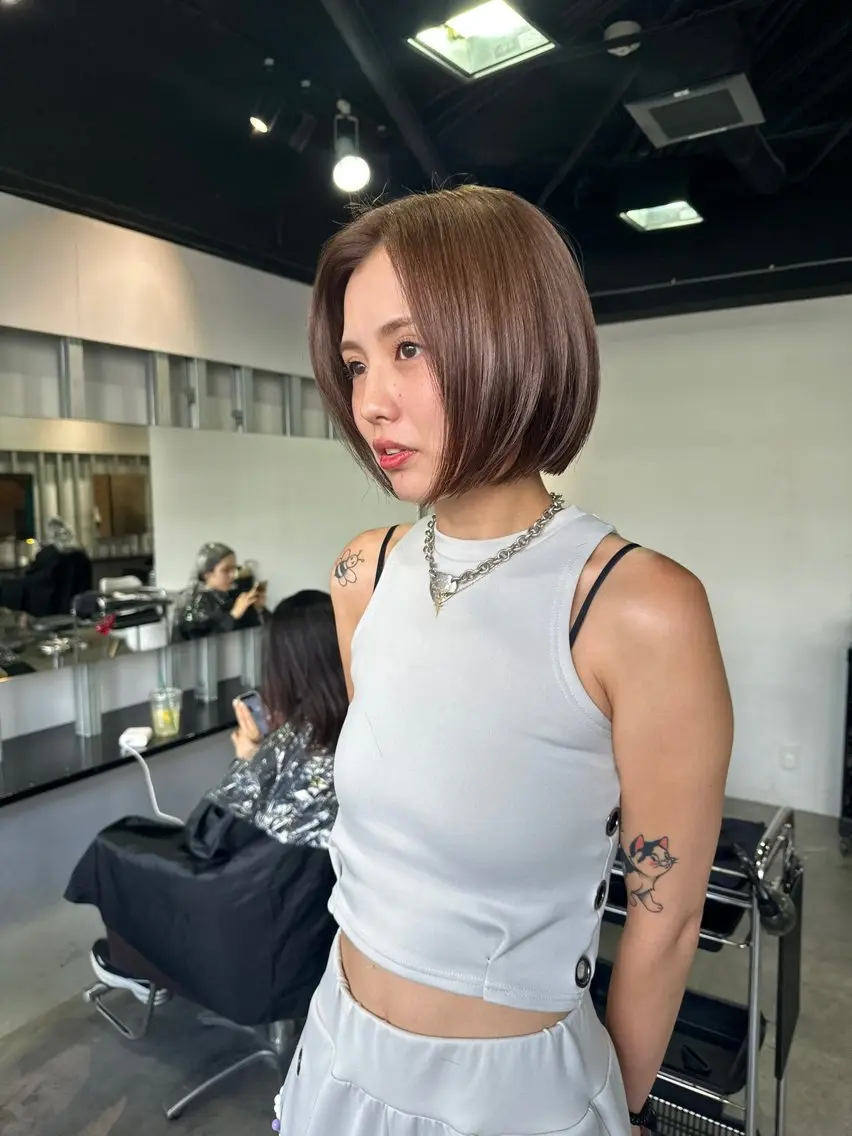 ミディアム カラー ヘアカラー トリートメント ヘアセット 垢抜けレイヤーカラー ✨yudai✨のヘアスタイル