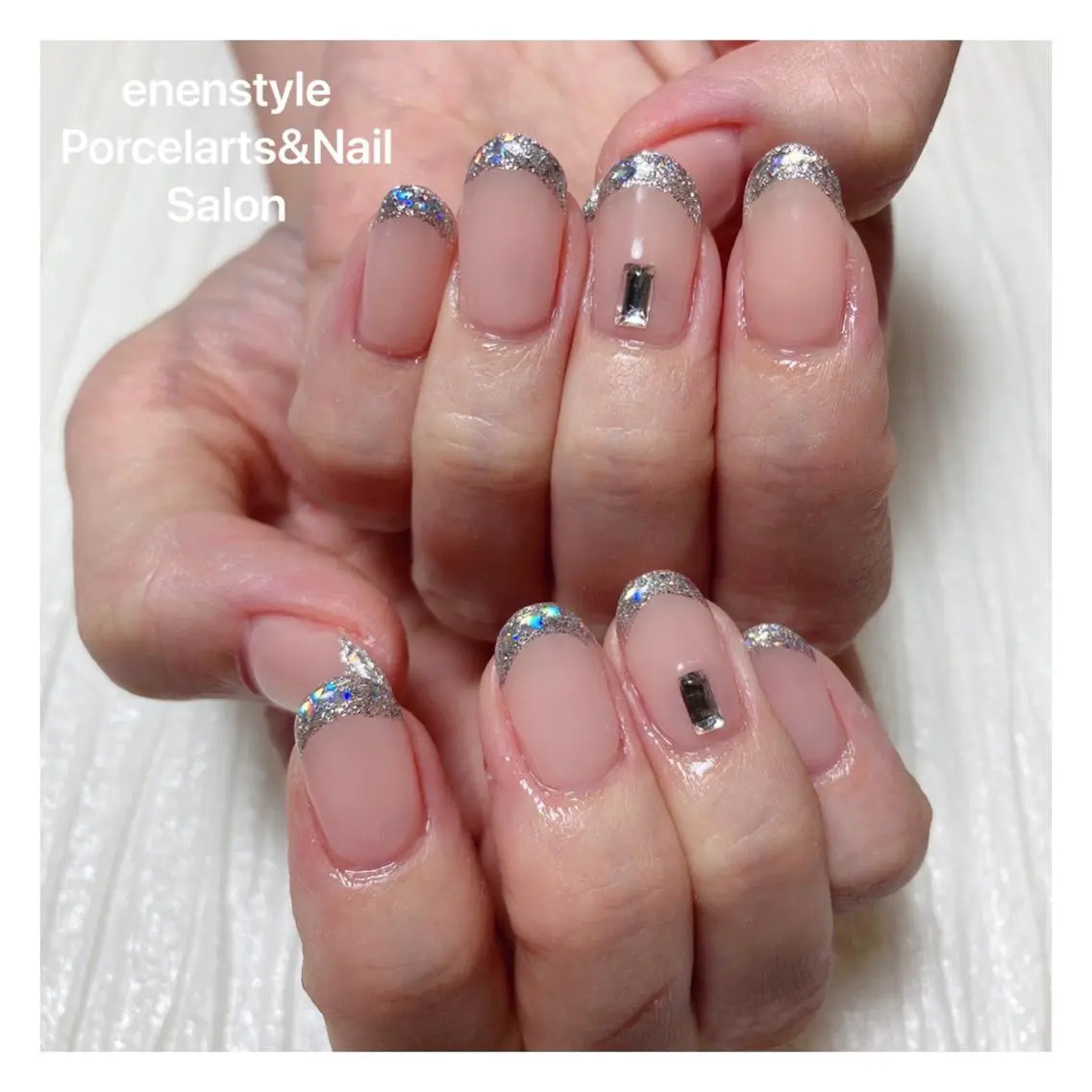 ミディアム ネイル 🐾enen style 🐾のネイルデザイン