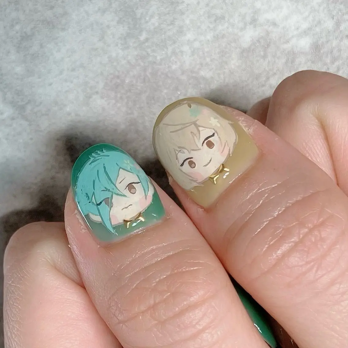ネイル ハンドネイル ハンドケア shino🌟 痛ネイルのネイルデザイン