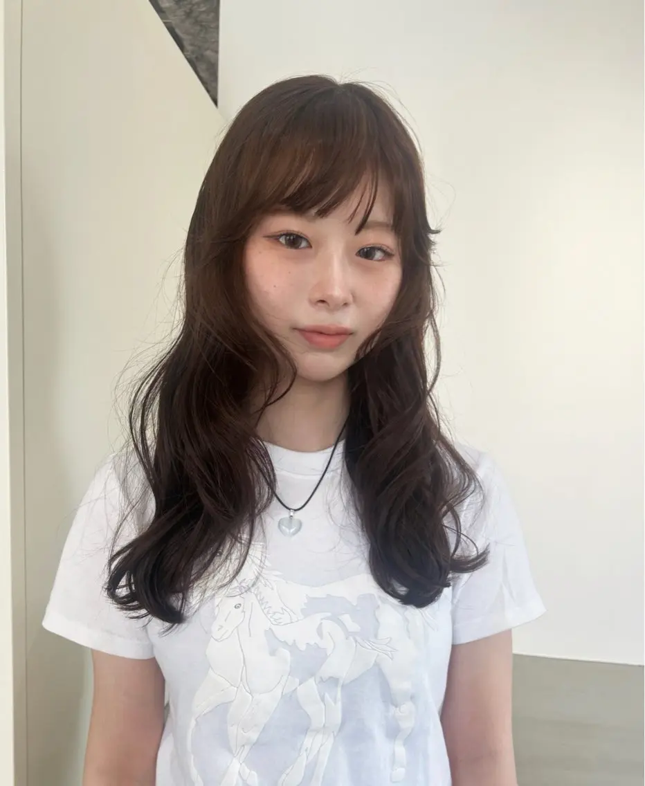 ロング カラー ヘアアレンジ カット ヘアカラー 🎀suzuna 透明感colorのヘアスタイル