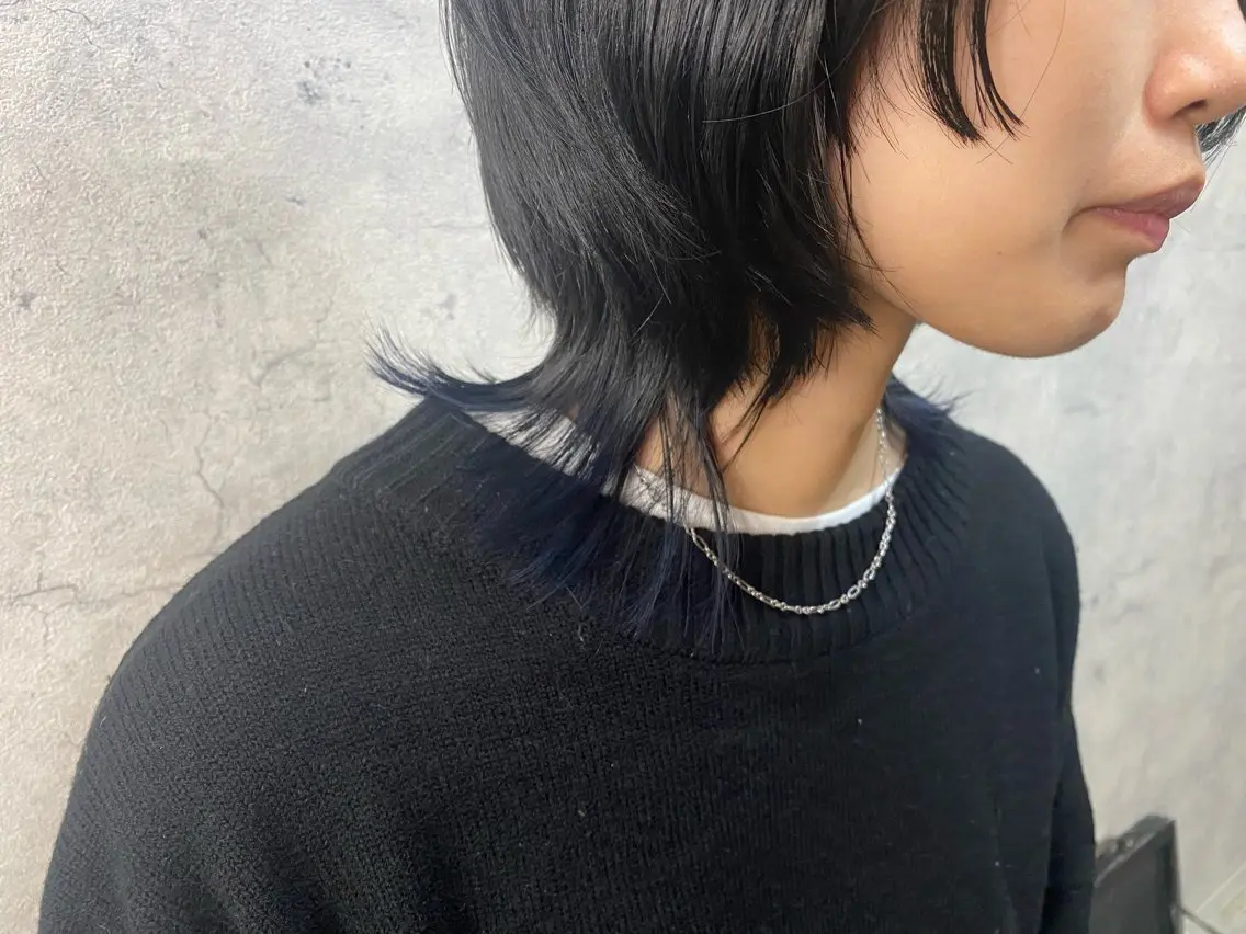 セミロング カット ヘアカラー トリートメント vato バトのヘアスタイル