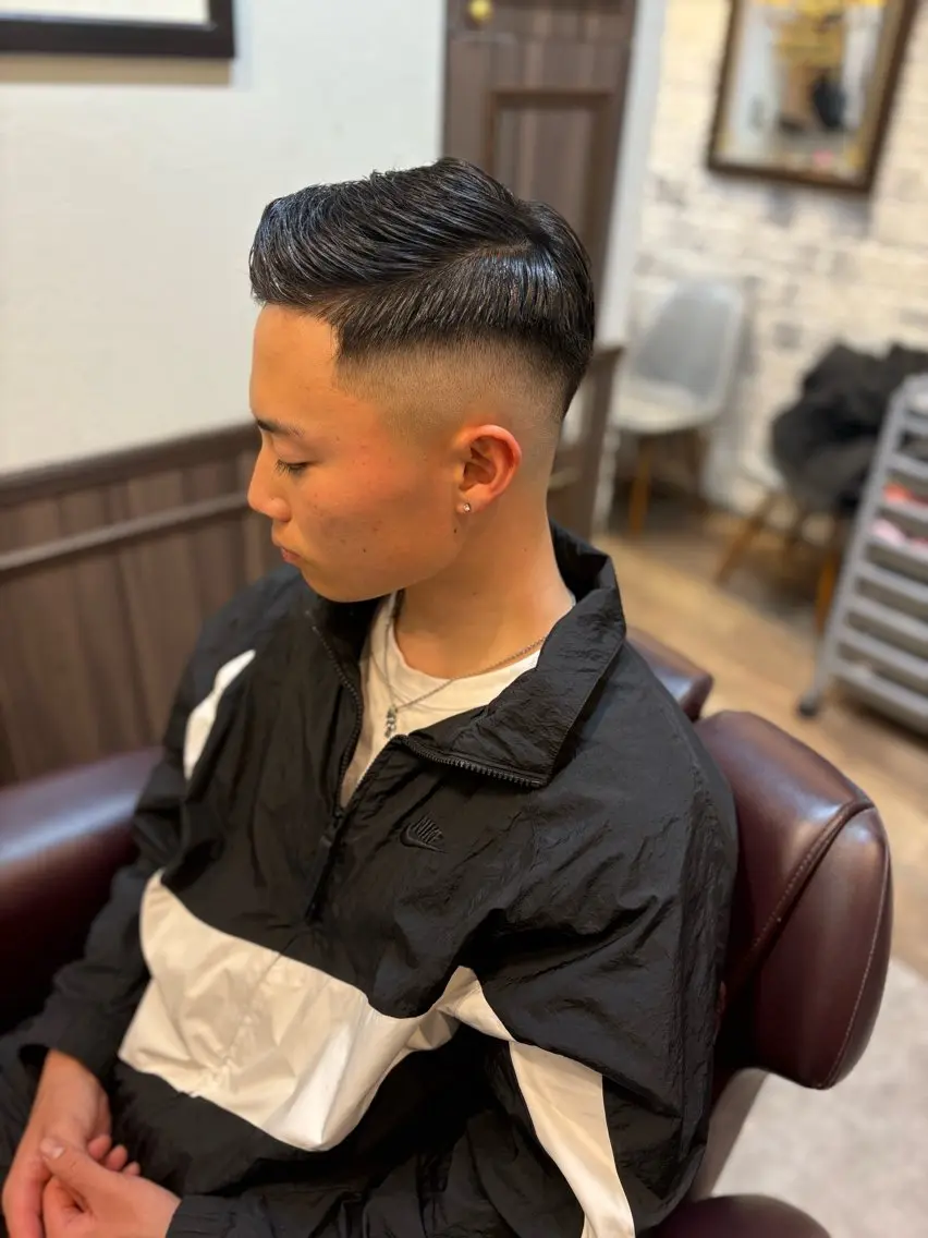 ショート メンズ フリーランス理美容師 いさかのヘアスタイル