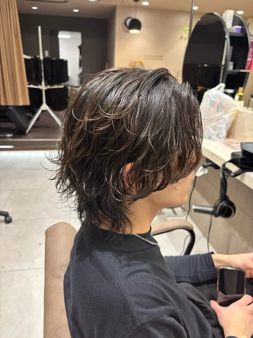 パーマ メンズ カット パーマ Shu🐻‍❄️ / giinii 横浜のヘアスタイル