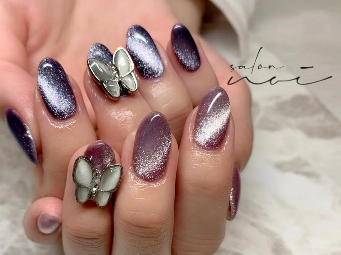 ネイル マグネットネイル ハンドネイル salon noiのネイルデザイン