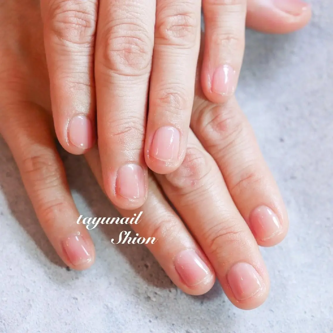 ネイル ブルー クリアネイル ジェルネイル パラジェル 夏ネイル ネイルサロン 【たゆnail】のネイルデザイン