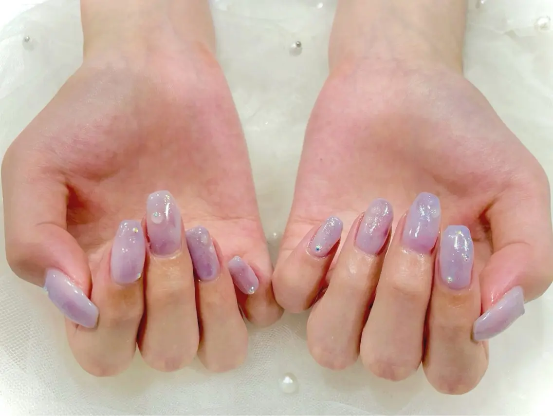 ネイル ニュアンスネイル ハンドネイル Nail salon Cielel⟡Ayaのネイルデザイン