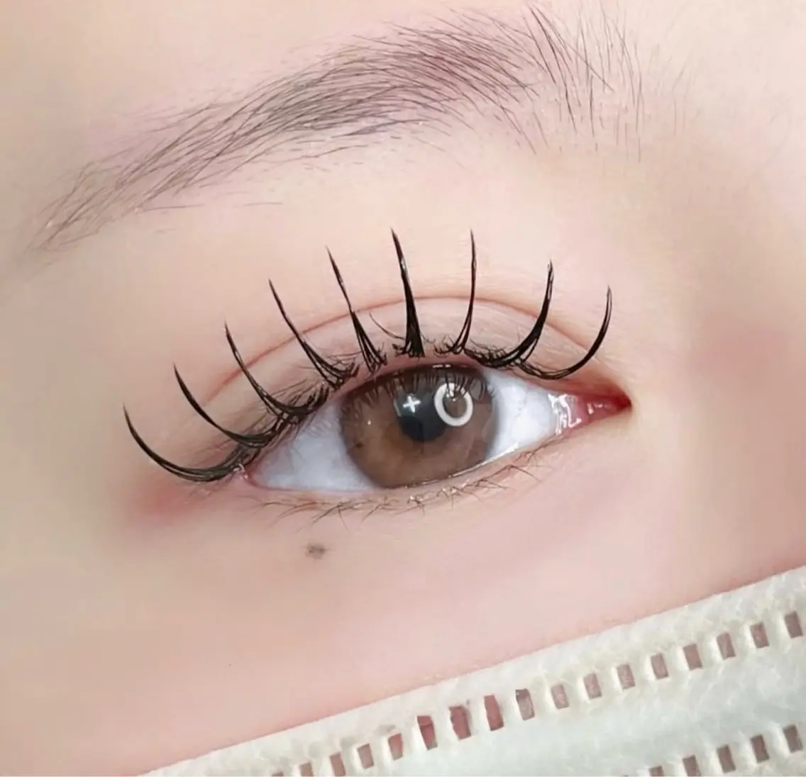 💕アンドヘルシー フラットラッシュ80本xまつげパーマ+アイジャンプ+キープ美容液(LEDあり)の写真