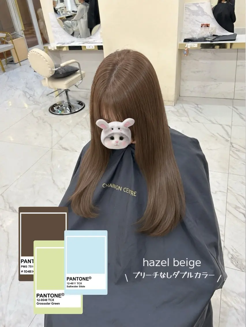 ロング カット ヘアカラー hiyori🎀 トレンドレイヤーのヘアスタイル