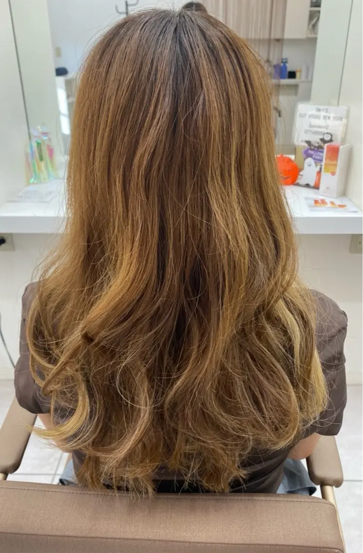 ロング ヘアアレンジ 馬渕 由梨のヘアスタイル