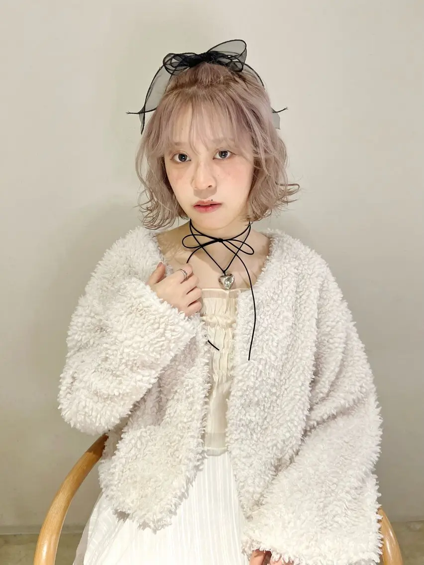 ショート カラー 博多韓国ヘア /髪質改善【美涼】のヘアスタイル