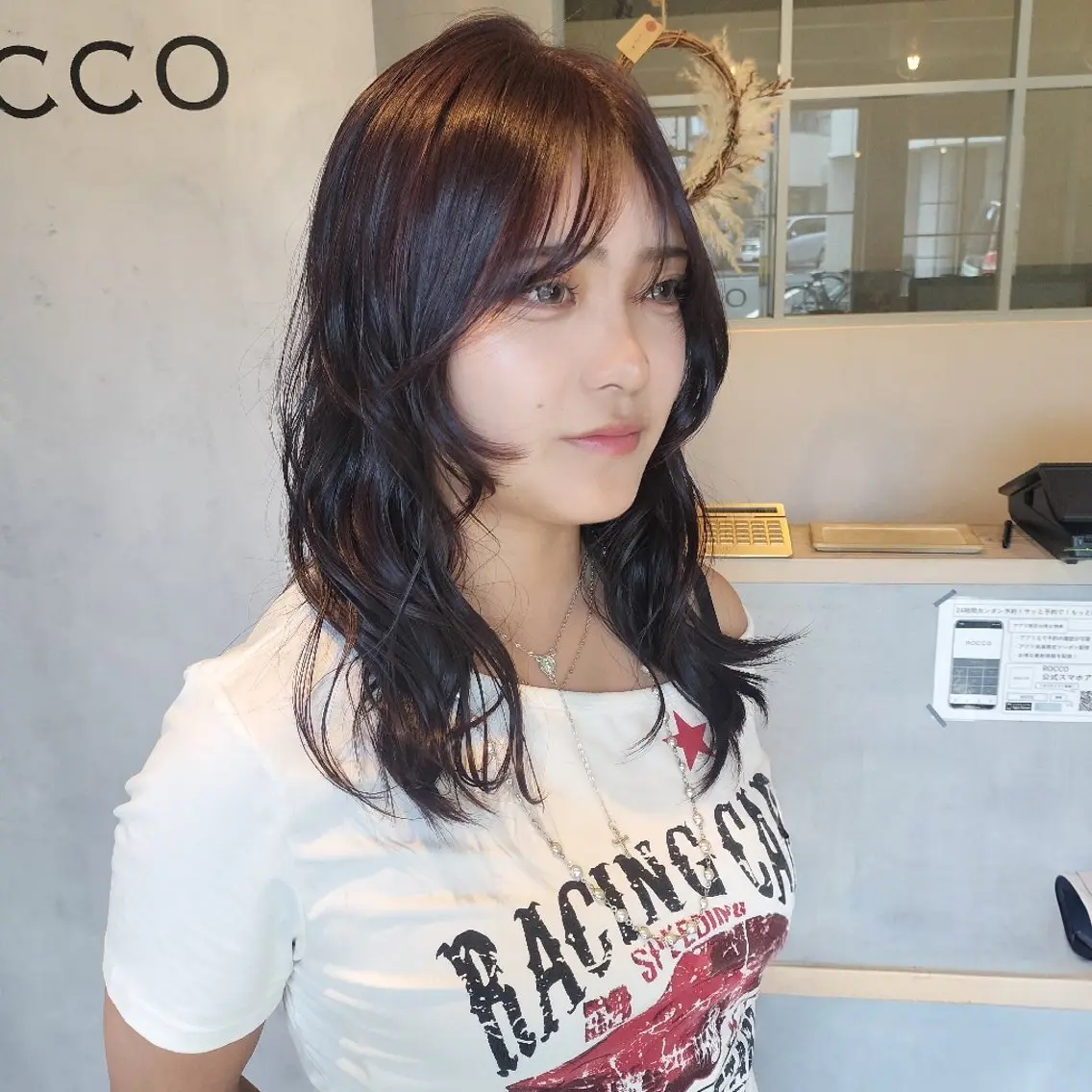 カラー HINAKO透明感 カラー/ROCCOのヘアスタイル