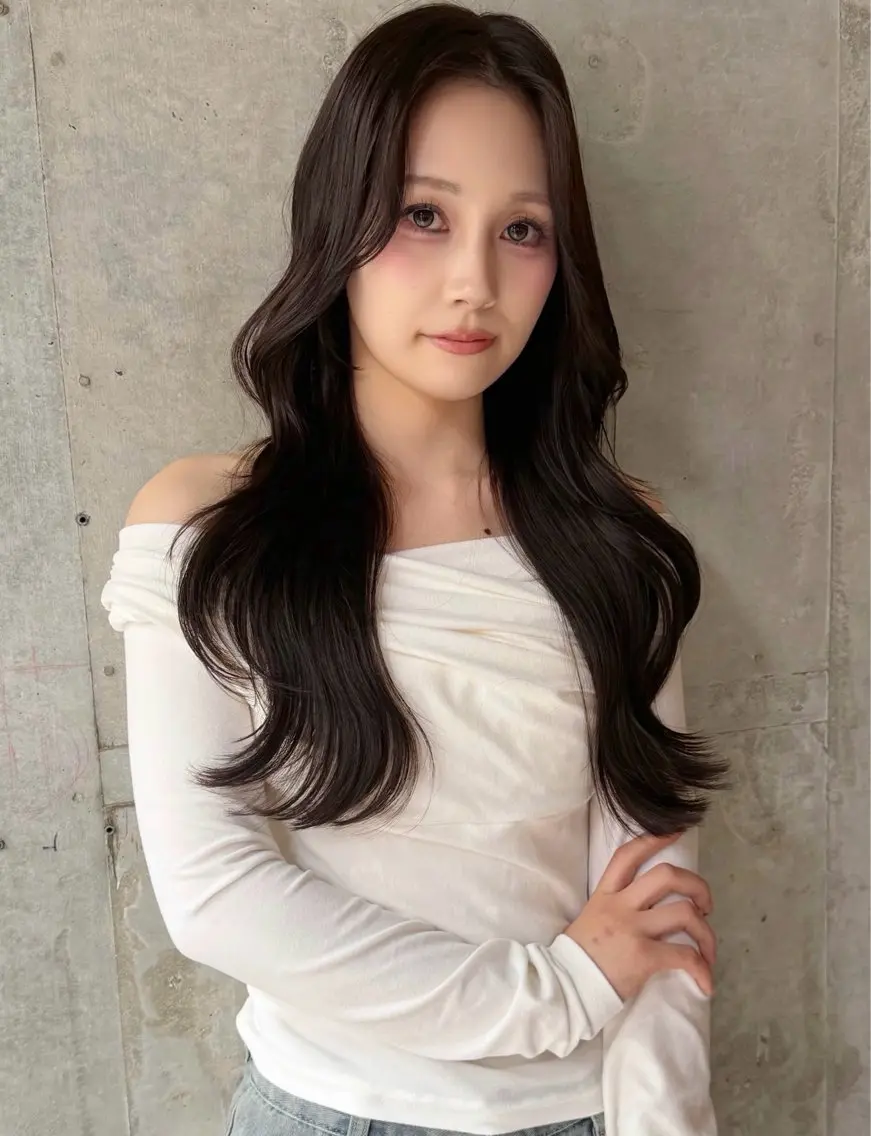 ロング カラー ヘアカラー 鷲見 成多郎のヘアスタイル