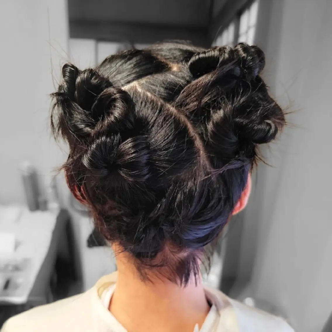 ショート ショートヘア ヘアセット ヘアセット/メイク /Ayumi🐞のヘアスタイル