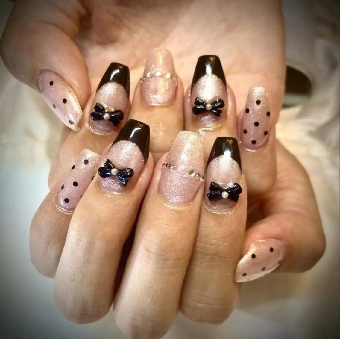 ネイル フレンチネイル ピンク ハンドネイル Rafinesse Miwaのネイルデザイン