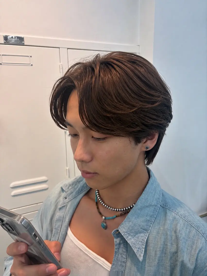 ショート カラー メンズ 伊藤 蒼彩のヘアスタイル