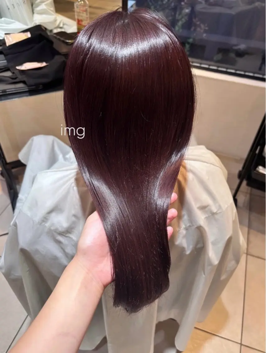 ミディアム ヘアカラー ヘッドスパ ince hair/ miraiのヘアスタイル
