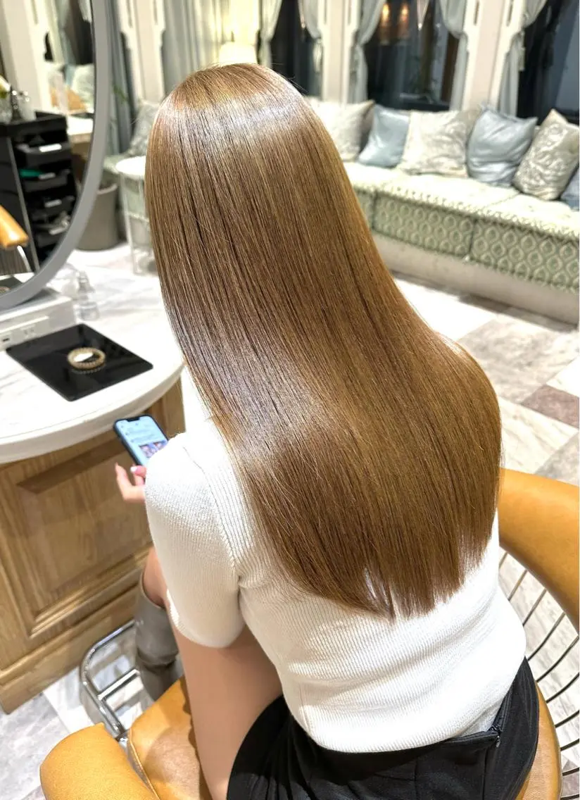 カット+カラー+3ステップナノスチームトリートメント付き✨の写真