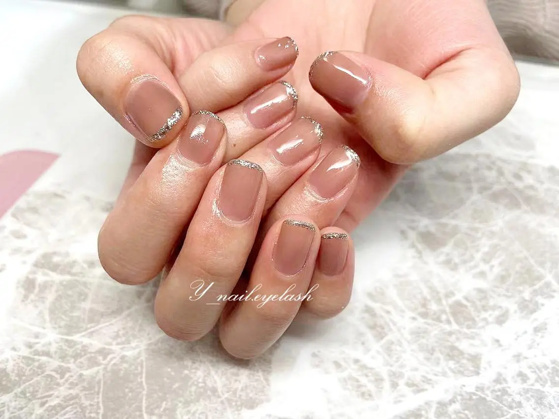 ネイル ラメ(グリッター) Umi nail& eyelashのネイルデザイン