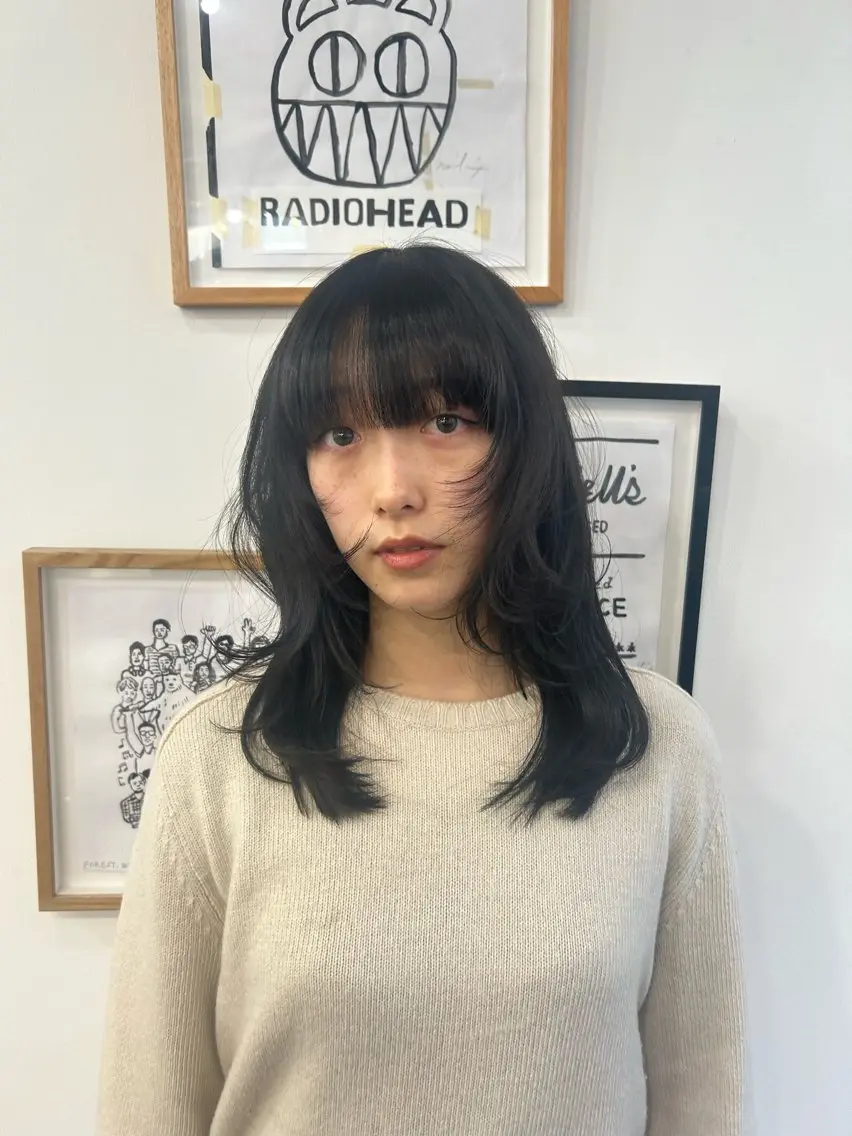 カラー かがやしづ ⭐️カラーモデルのヘアスタイル